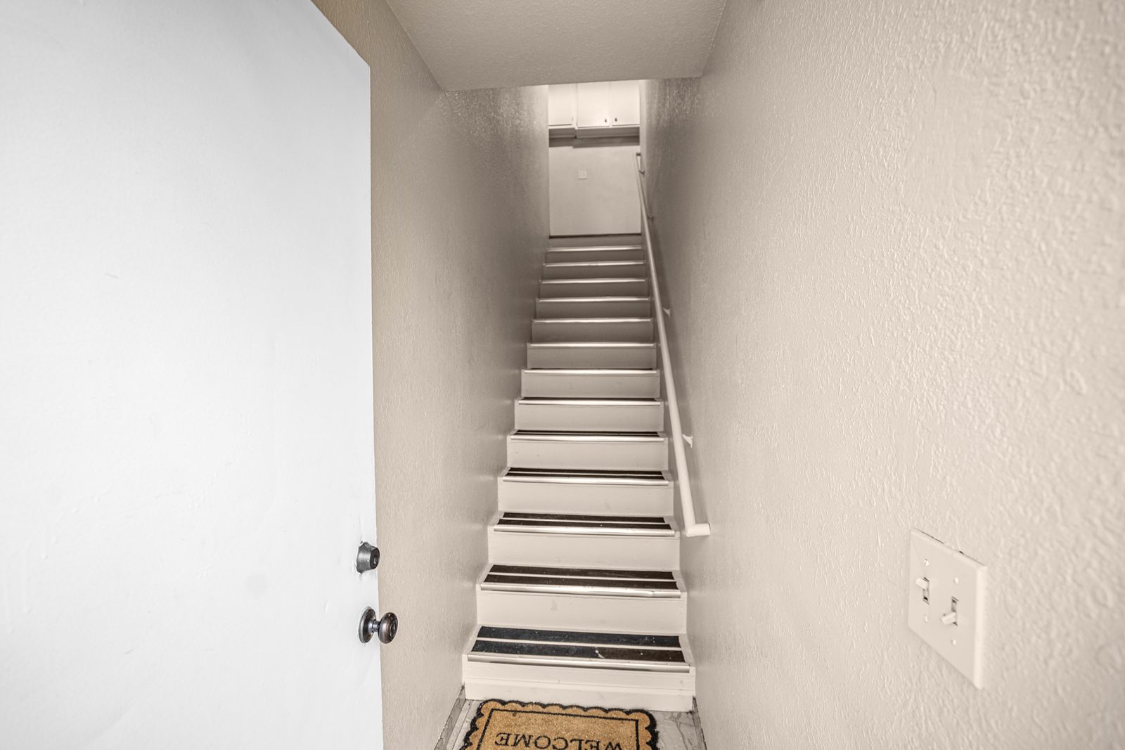 Upper unit · stairs & living room