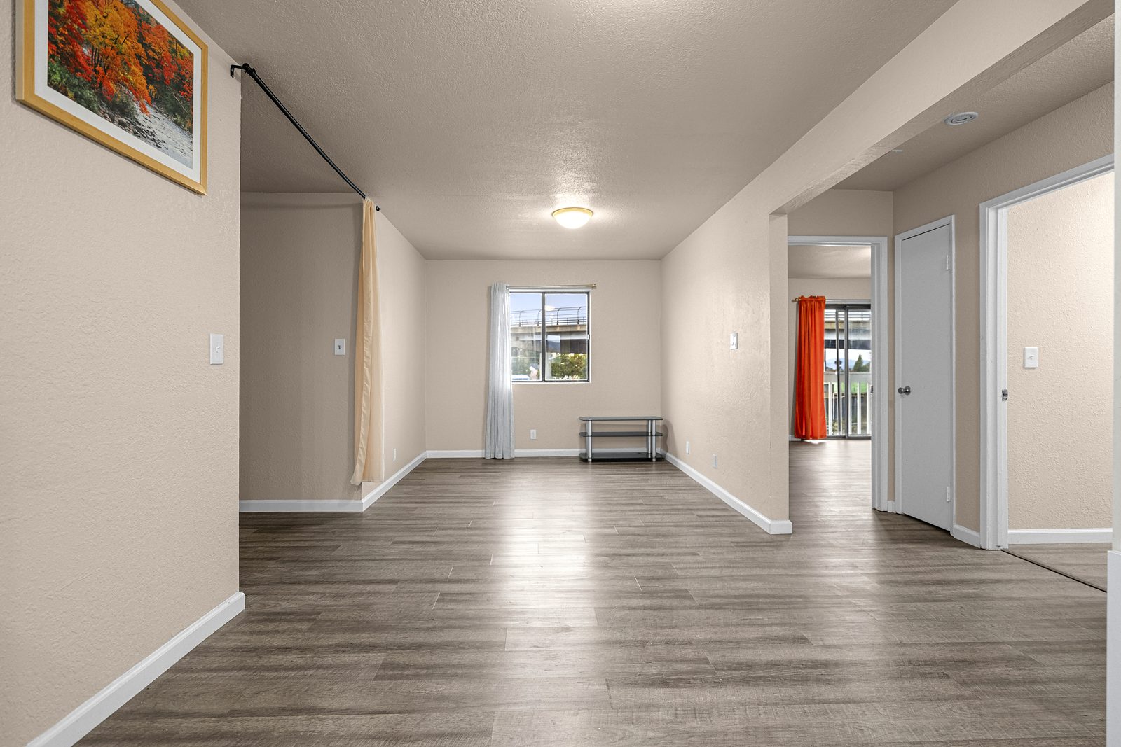 Upper unit · stairs & living room
