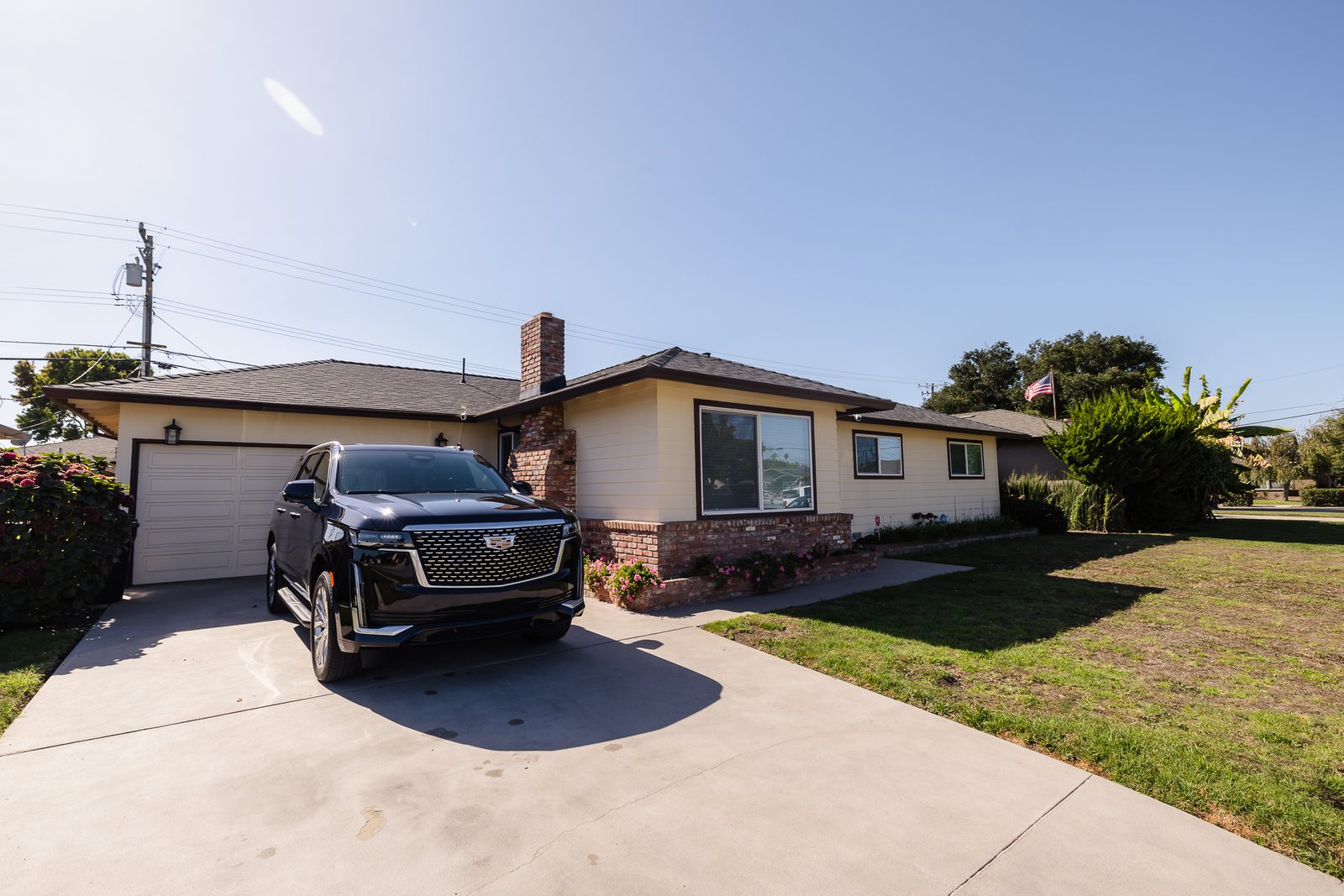 Front & driveway