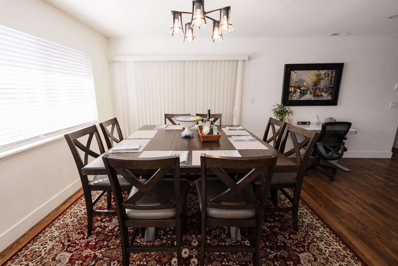 Dining area & office nook